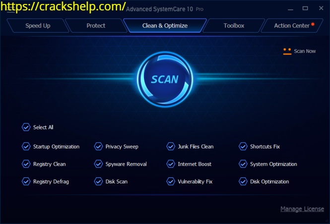 advanced systemcare pro free download with crack
