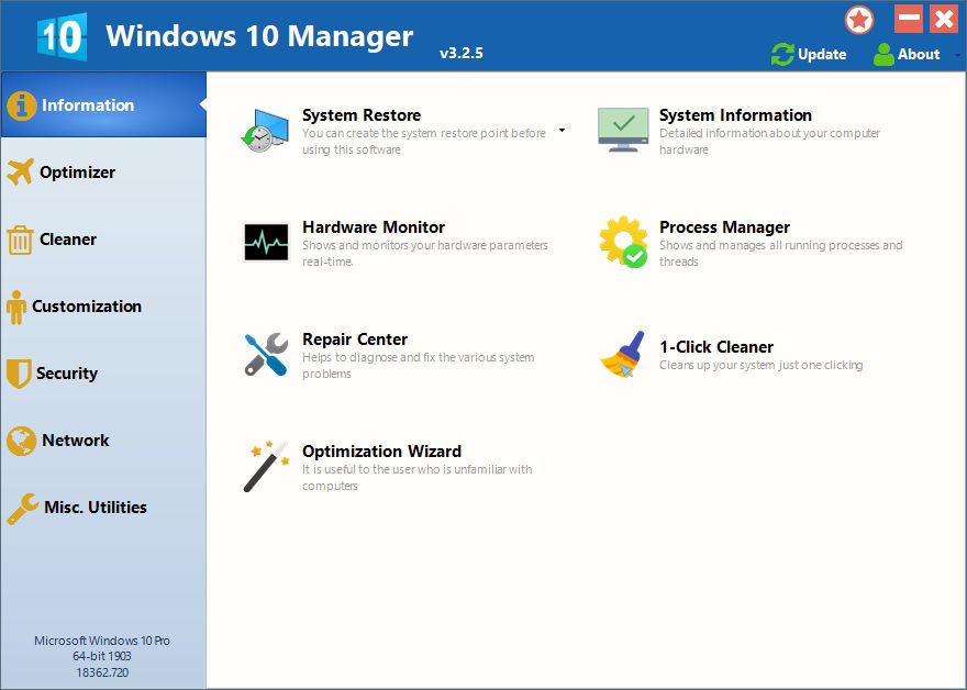 windows 10 manager Crack Free Download 2022